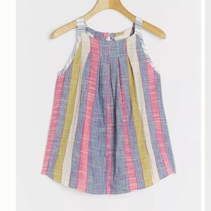 Anthropologie Krisha Striped Tank Top Size small